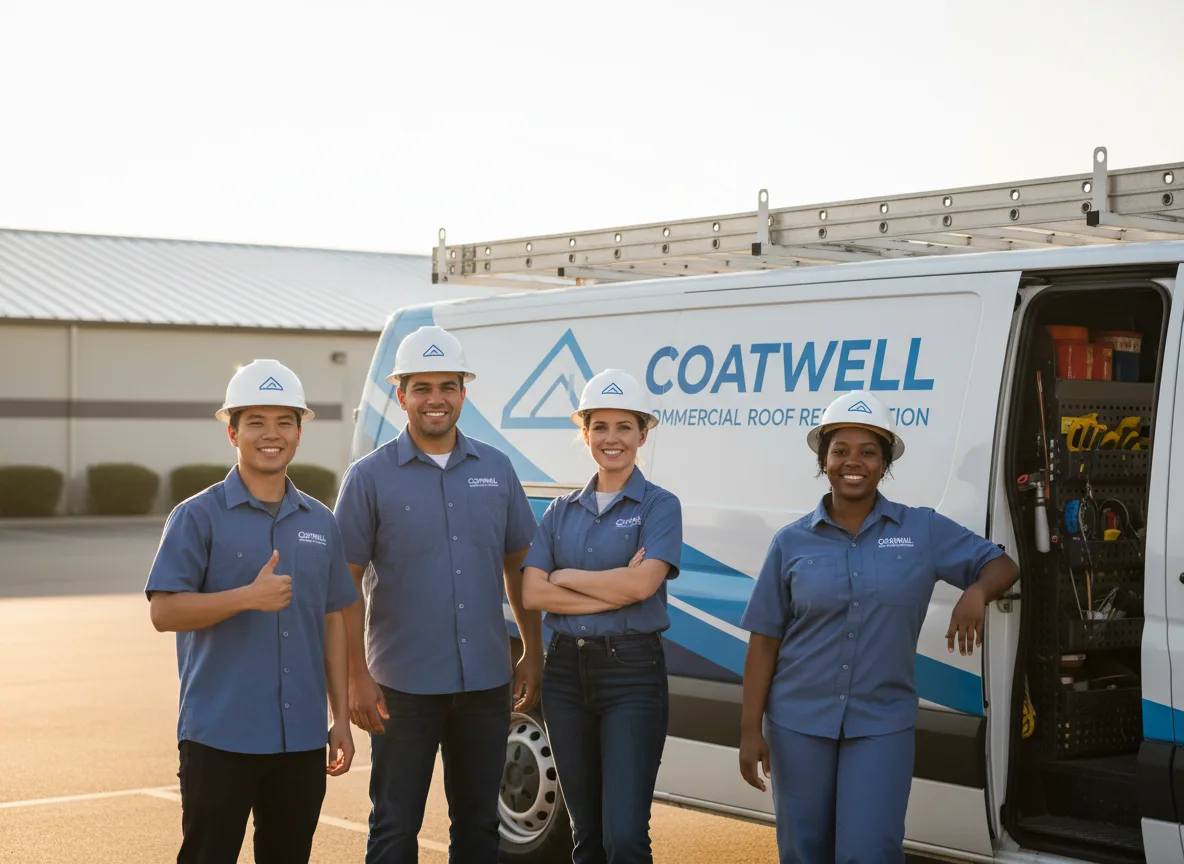Commercial roof coating company in Gay, GA